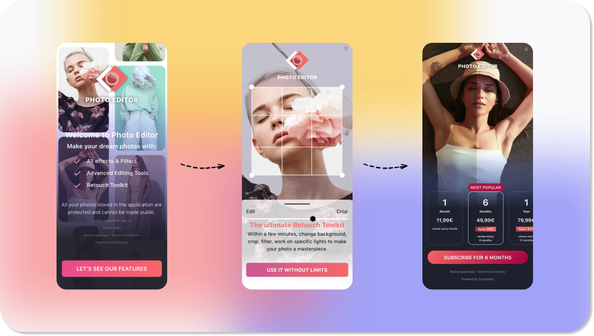 Purcchasely Onboarding Flows